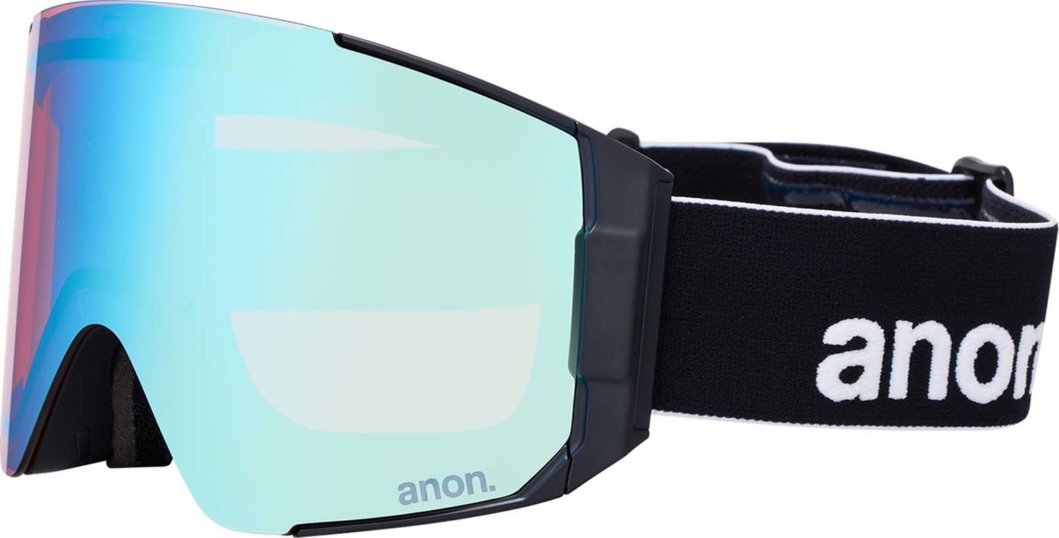 Anon Sync Goggles + Bonus Lens + MFI Face Mask Black/Perceive Variable Blue