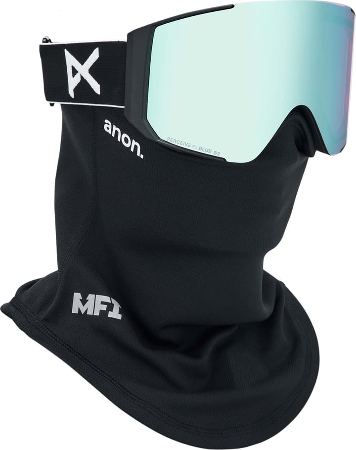 Anon Sync Goggles + Bonus Lens + MFI Face Mask Black/Perceive Variable Blue Anon
