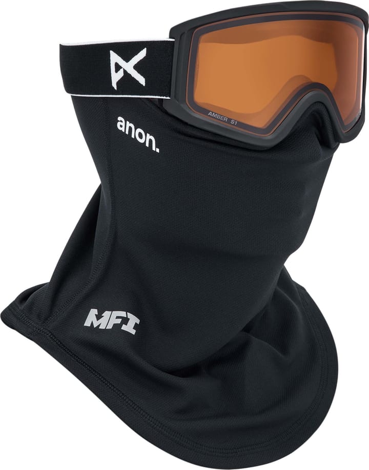 Anon Juniors' Tracker 2.0 Goggles + MFI Face Mask Frame: Black, Lens: Amber Anon