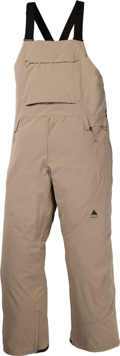 Burton Men's Reserve 2L Bib Pants Summit Taupe Burton