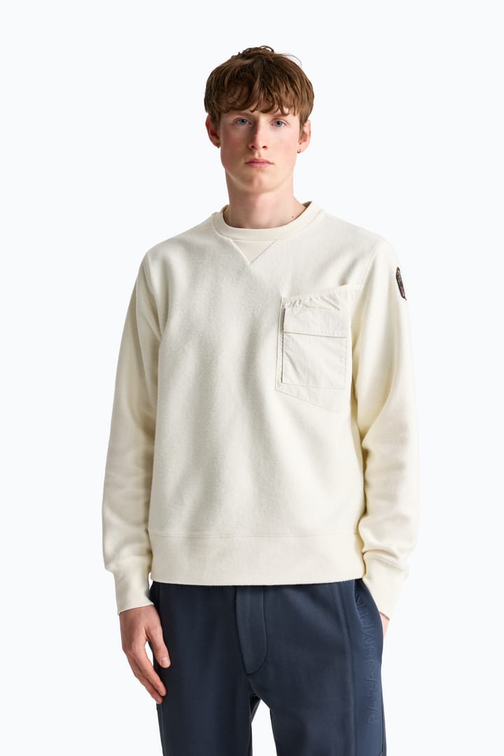 Parajumpers Men's Pernhos Crewneck Sweatshirt Warm Ivory Parajumpers