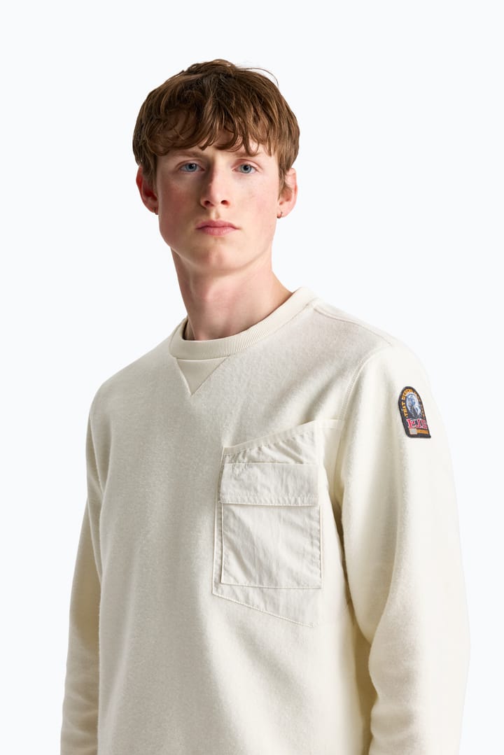Parajumpers Men's Pernhos Crewneck Sweatshirt Warm Ivory Parajumpers