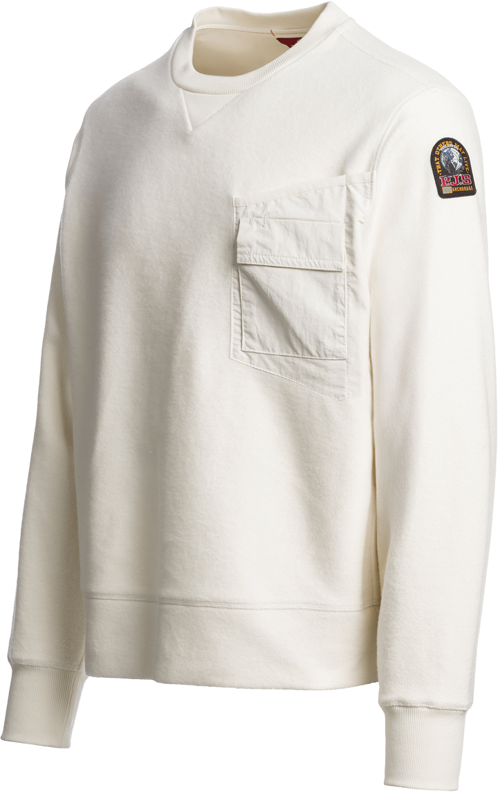 Parajumpers Men's Pernhos Crewneck Sweatshirt Warm Ivory Parajumpers