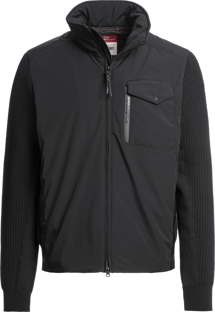 Parajumpers Men's Steel River Hybrid Cardigan Black Parajumpers