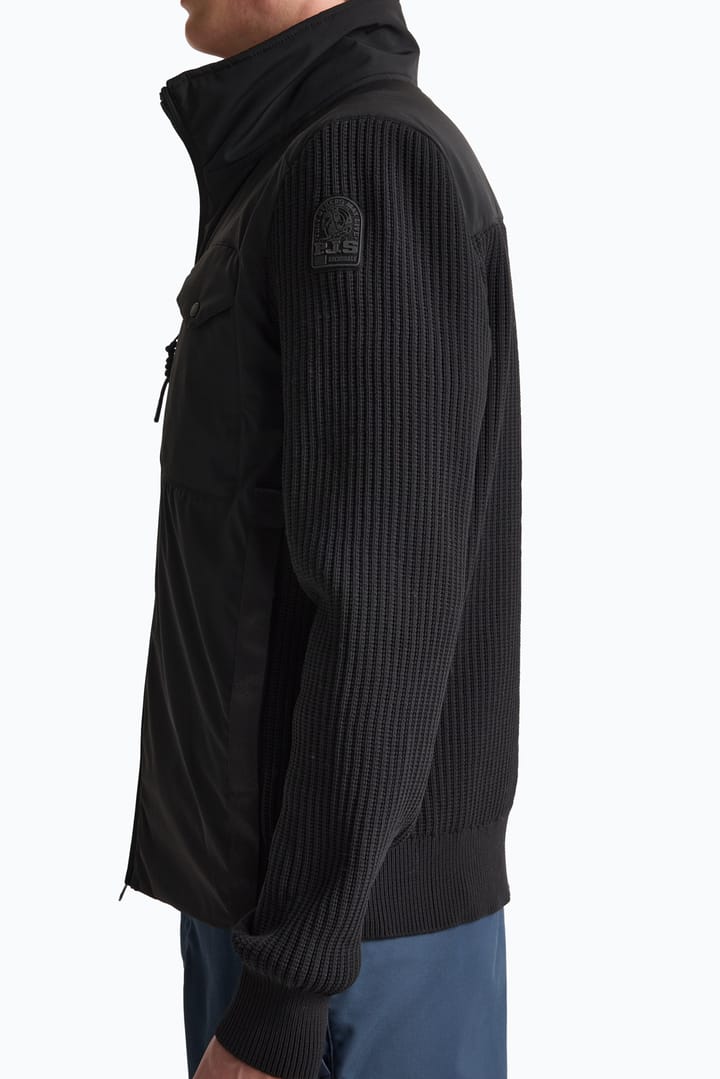 Parajumpers Men's Steel River Hybrid Cardigan Black Parajumpers