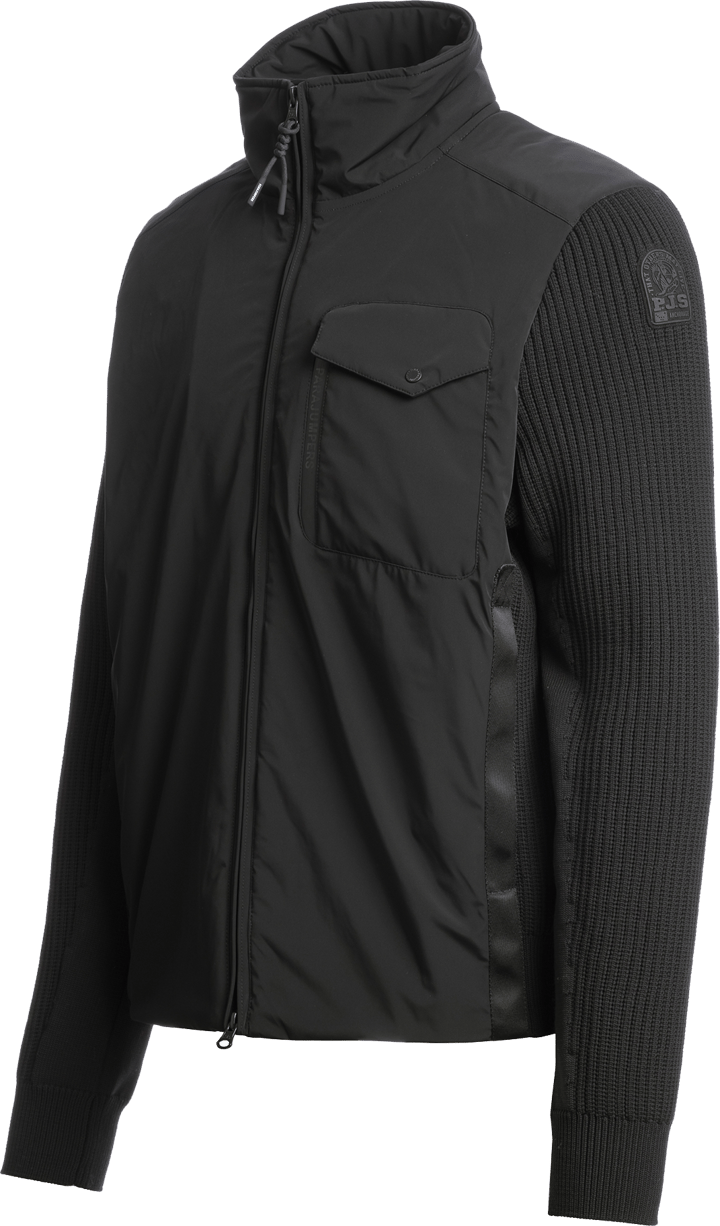 Parajumpers Men's Steel River Hybrid Cardigan Black Parajumpers