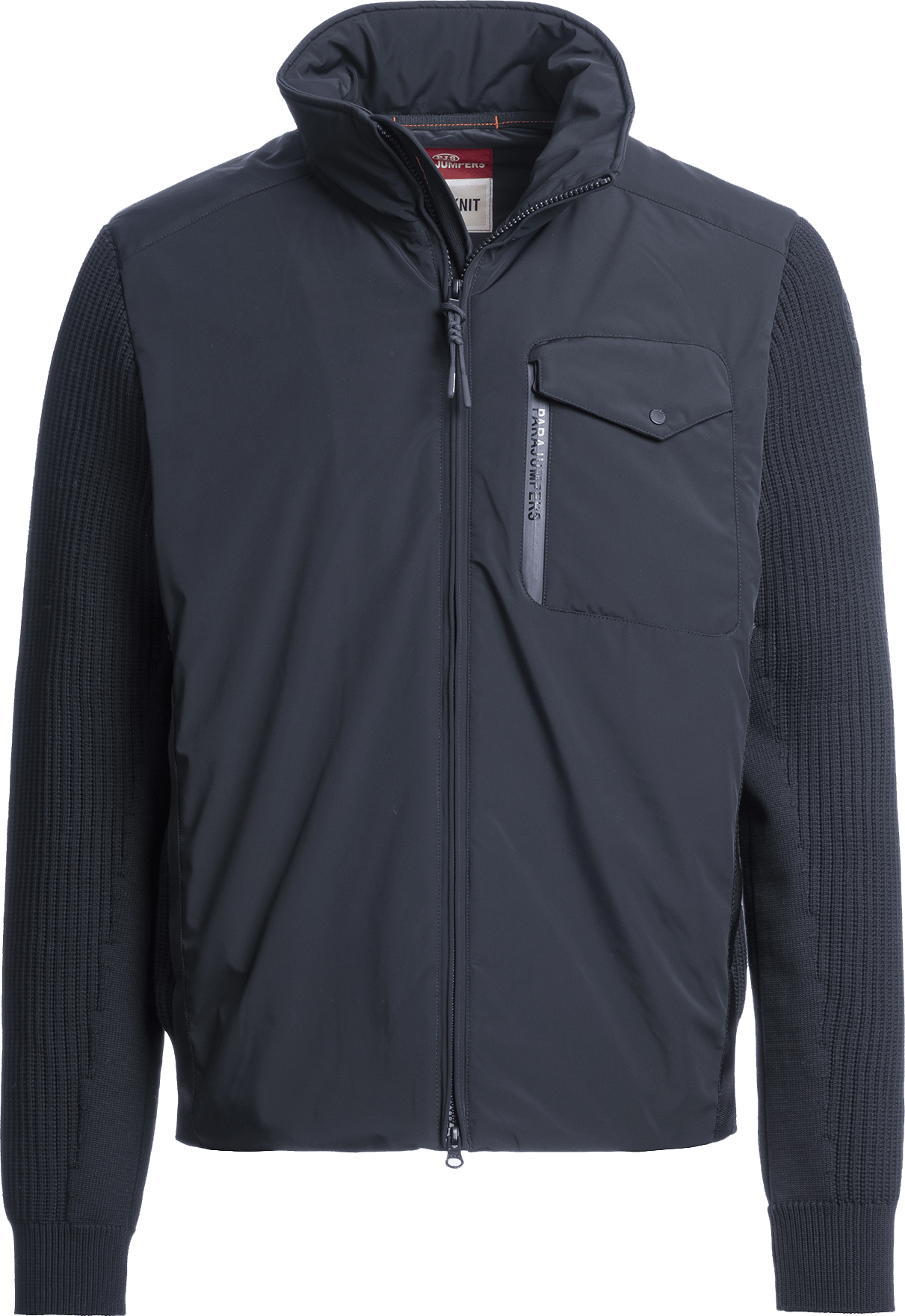 Parajumpers Men's Steel River Hybrid Cardigan Nine Iron