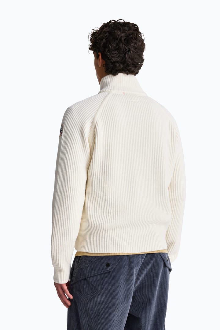 Parajumpers Men's Olmo Hybrid Cardigan Warm Ivory Parajumpers