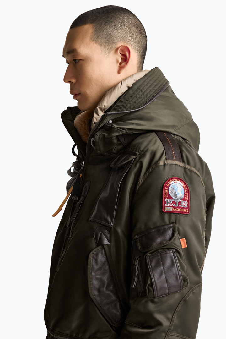 Parajumpers Men's Gobi 20th Down Bomber Black Parajumpers