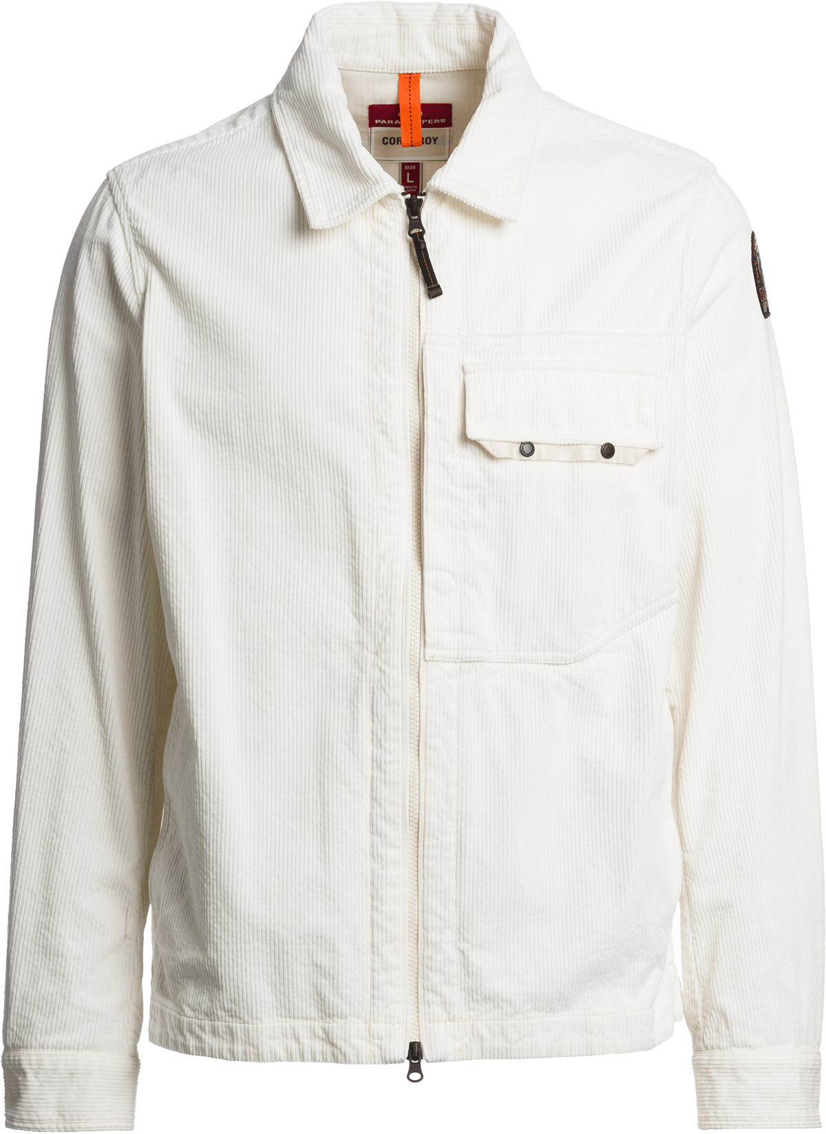 Parajumpers Men's Galross Corduroy Overshirt Warm Ivory
