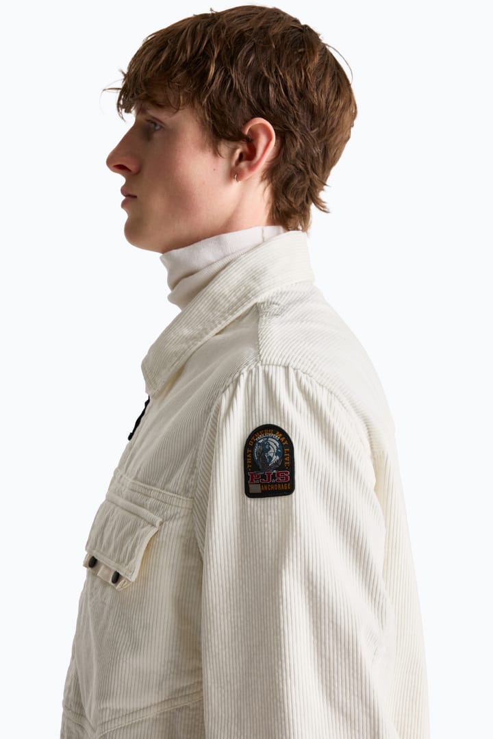 Parajumpers Men's Galross Corduroy Overshirt Warm Ivory Parajumpers