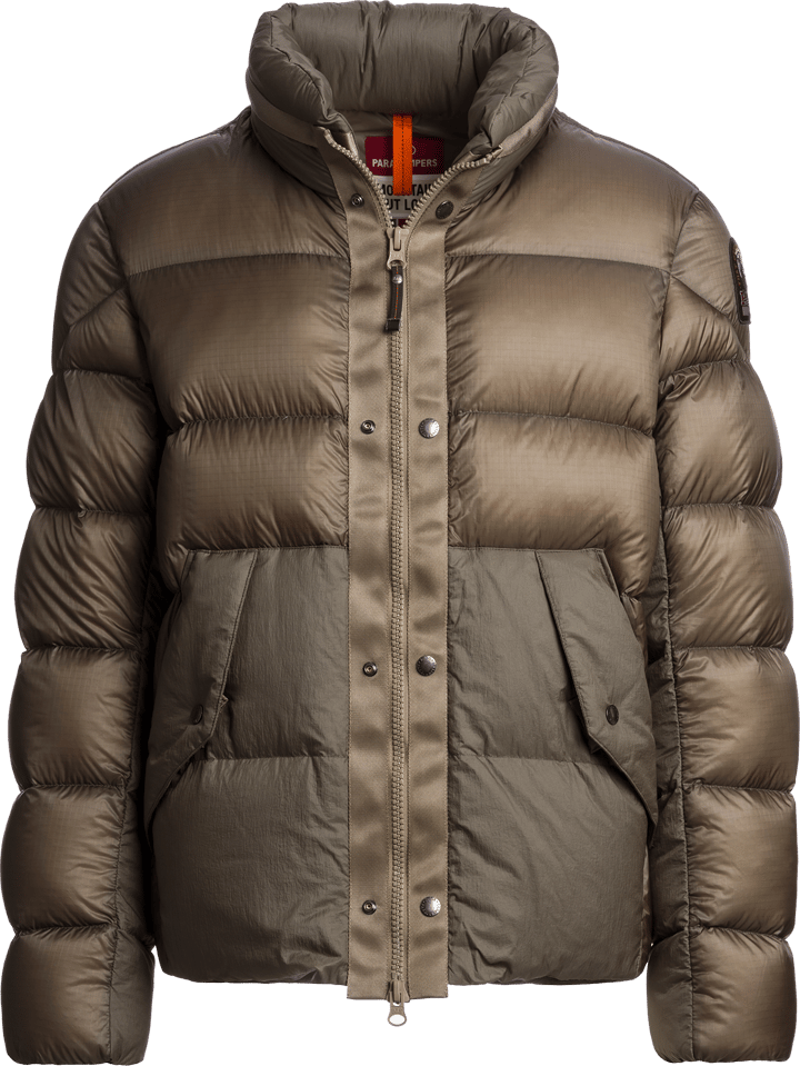 Parajumpers Men's Golburn Short Down Jacket Slate Mud Parajumpers