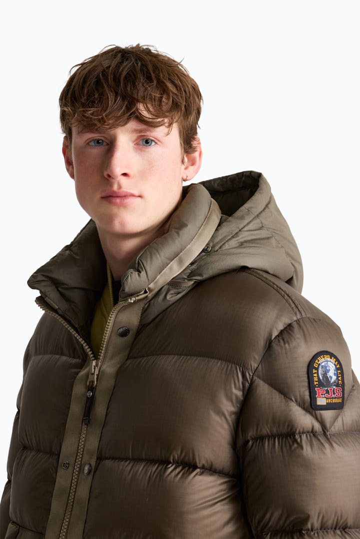 Parajumpers Men's Golburn Short Down Jacket Slate Mud Parajumpers