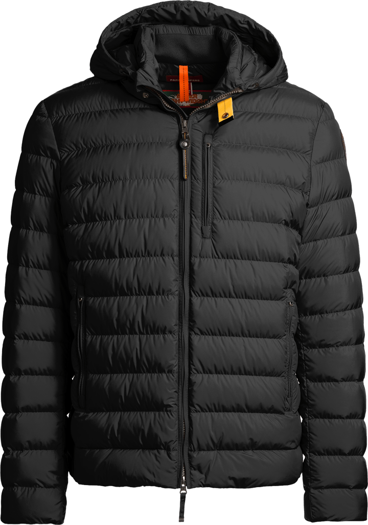 Parajumpers Men's Last Minute Hooded Down Jacket Black Parajumpers