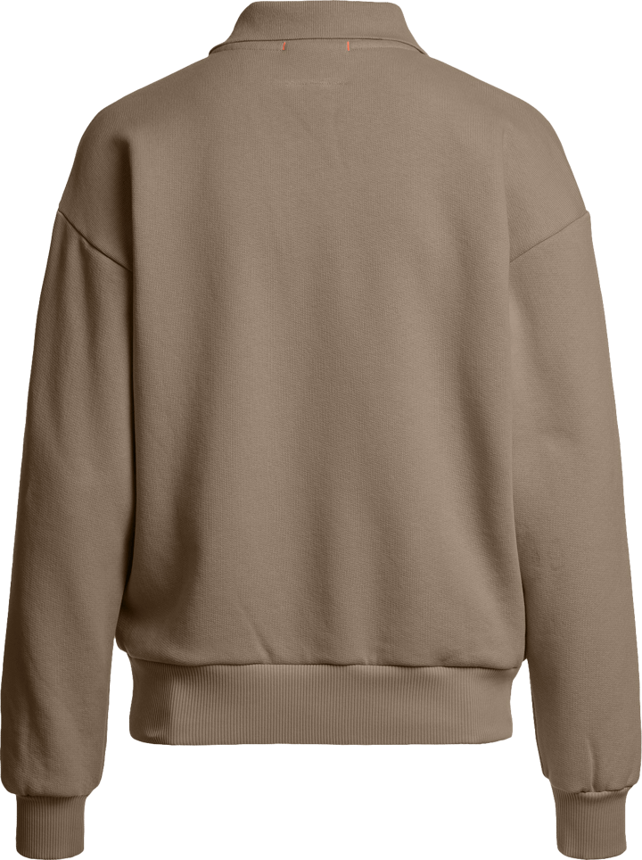 Parajumpers Women's Saranda Long Sleeve Polo Shirt Slate Mud Parajumpers