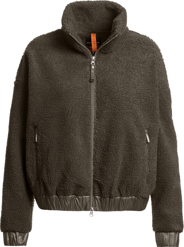 Parajumpers Women's Sori Full-zip Sweatshirt Taggia Olive Parajumpers