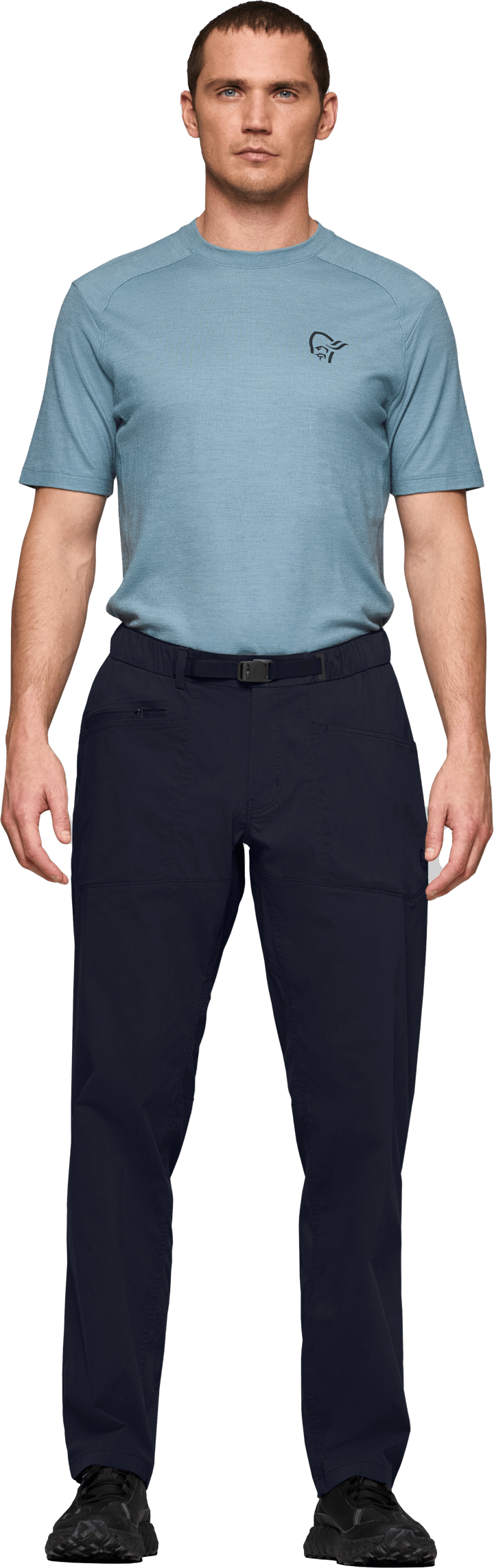 Norrøna Men's Femund Mid Cotton Pants Caviar Black Norrøna