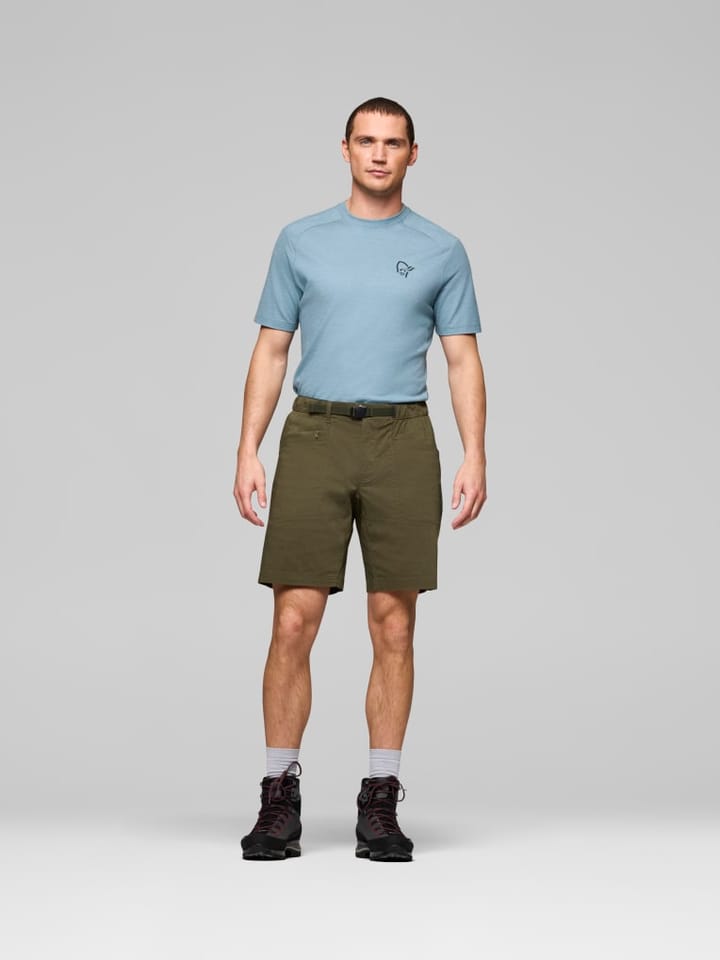 Norrøna Men's Femund Mid Cotton Shorts Olive Night Norrøna