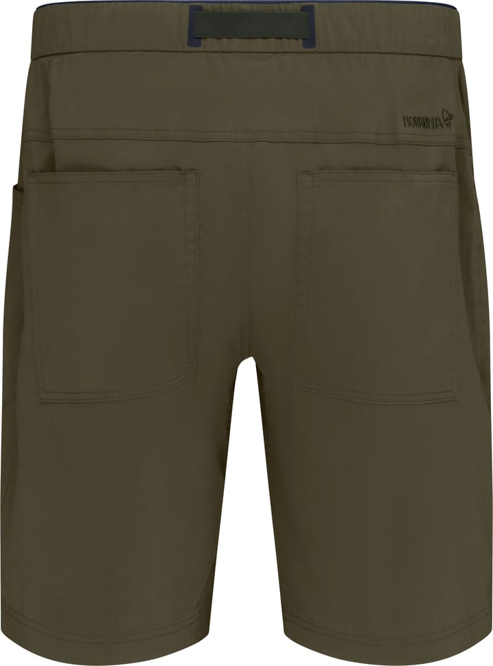 Norrøna Men's Femund Mid Cotton Shorts Olive Night Norrøna
