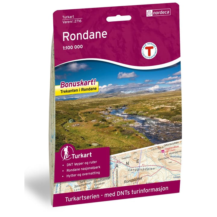 Nordeca Rondane 1:100 000 Turkart Ugland IT