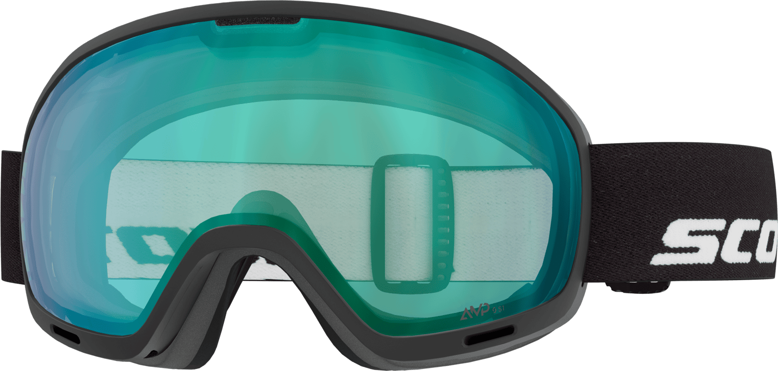 Scott Goggle Unlimited II Otg Black/AMP aurora green chrome S1