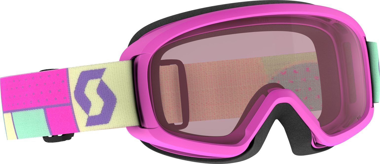 Scott Junior Witty Single-Lens Goggle Neon Pink