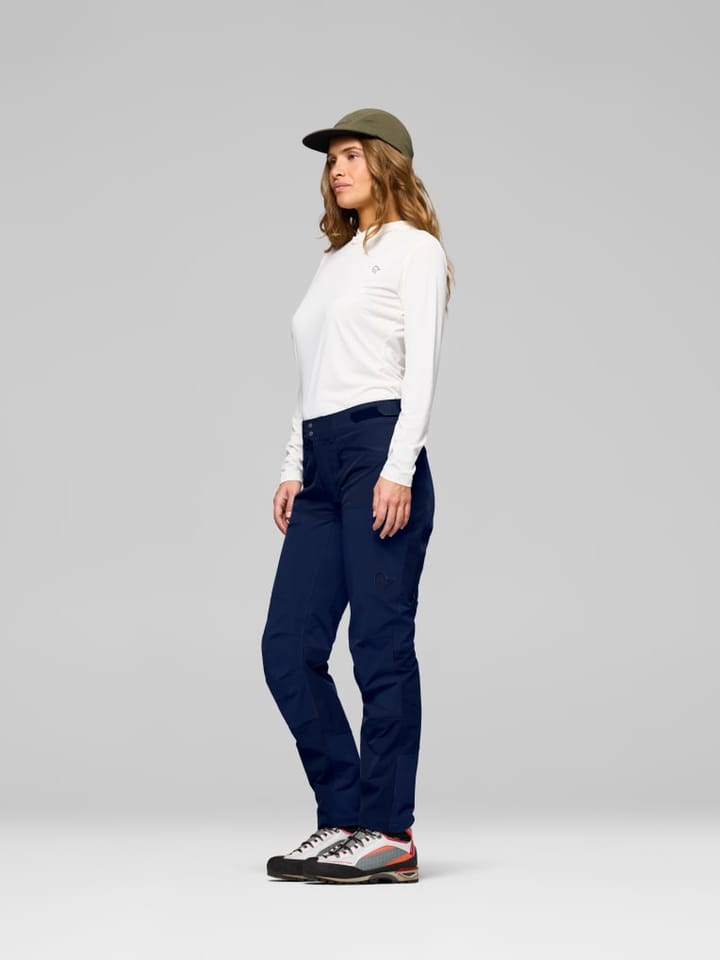 Norrøna Women's Femund Cotton Flex1 Light Pants Navy Blazer Norrøna