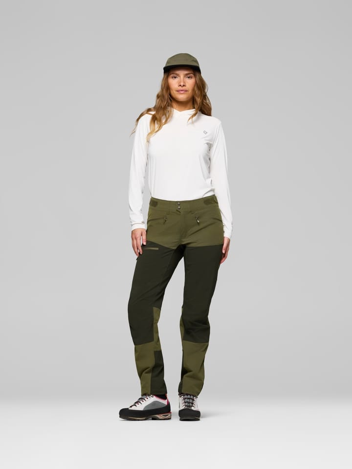 Norrøna Women's Femund Cotton Flex1 Light Pants Olive Night/Rosin Norrøna