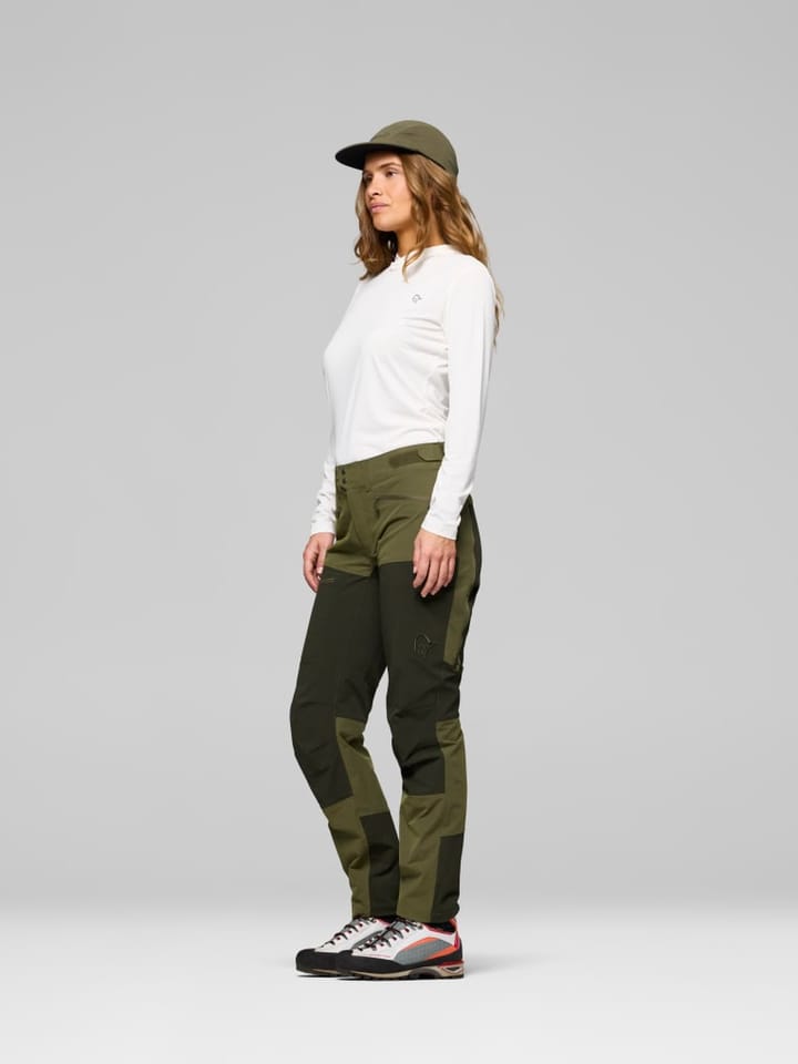 Norrøna Women's Femund Cotton Flex1 Light Pants Olive Night/Rosin Norrøna