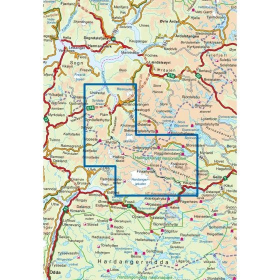 Nordeca Rallarvegen 1:50 000 Turkart Nordeca Nordeca Rallarvegen 1:50 000 Turkart Nordeca