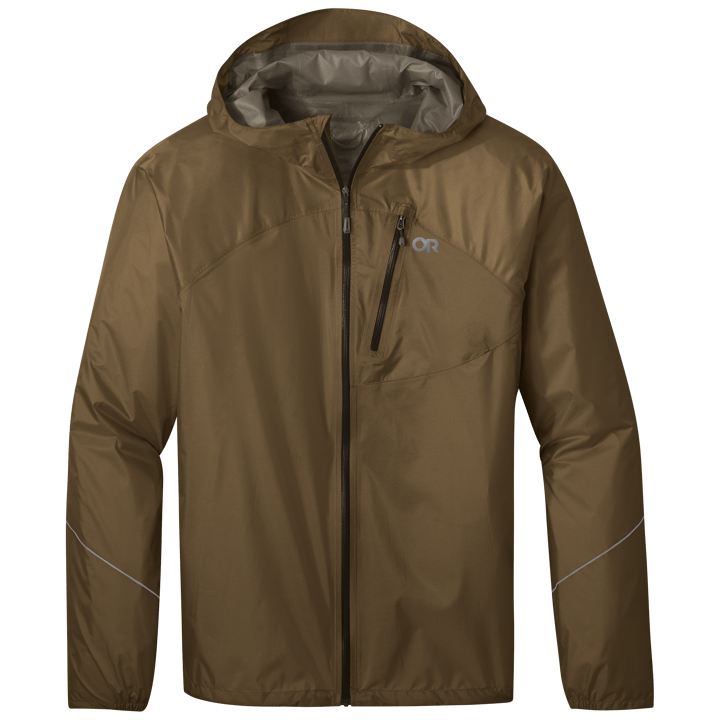 Outdoor Research Men's Helium Rain Jacket Coyote Outdoor Research