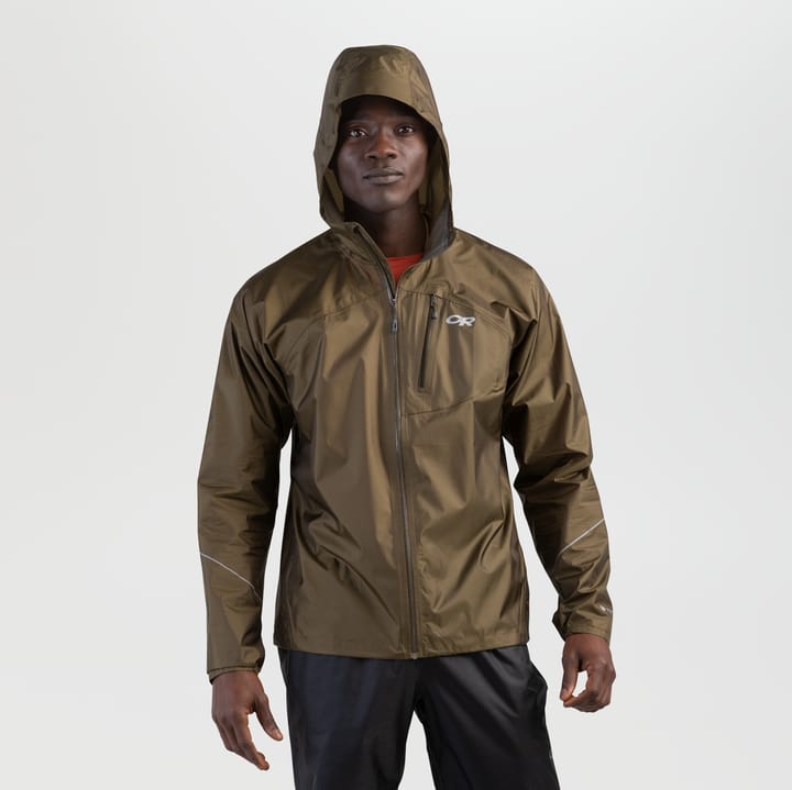 Outdoor Research Men's Helium Rain Jacket Coyote Outdoor Research