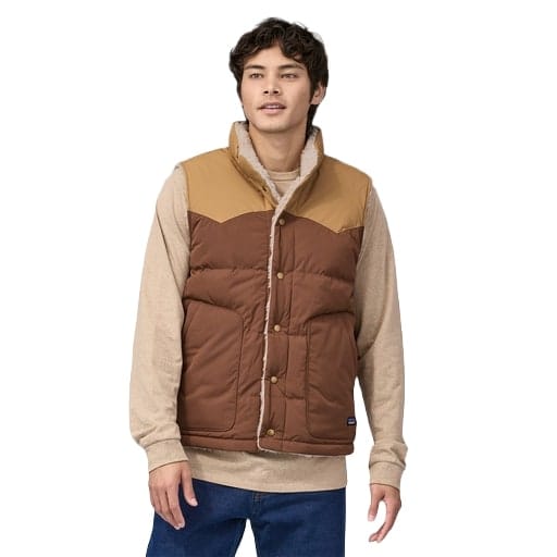 Patagonia M's Reversible Bivy Down Vest Moose Brown Patagonia