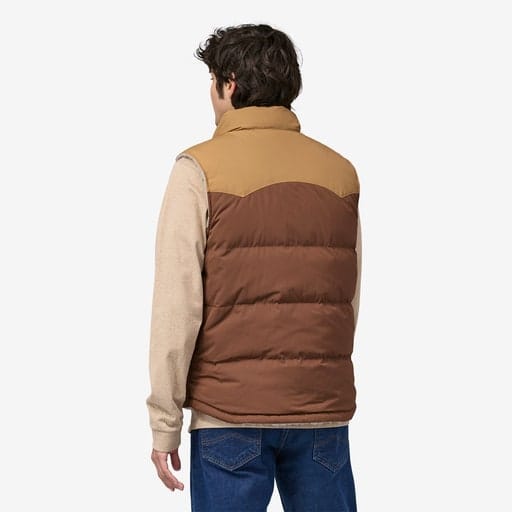 Patagonia M's Reversible Bivy Down Vest Moose Brown Patagonia