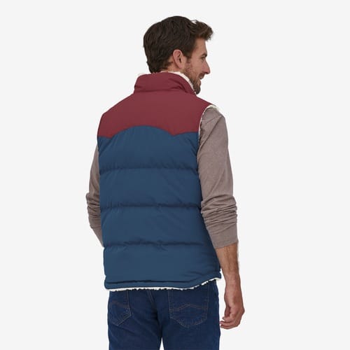 Patagonia M's Reversible Bivy Down Vest Tidepool Blue Patagonia