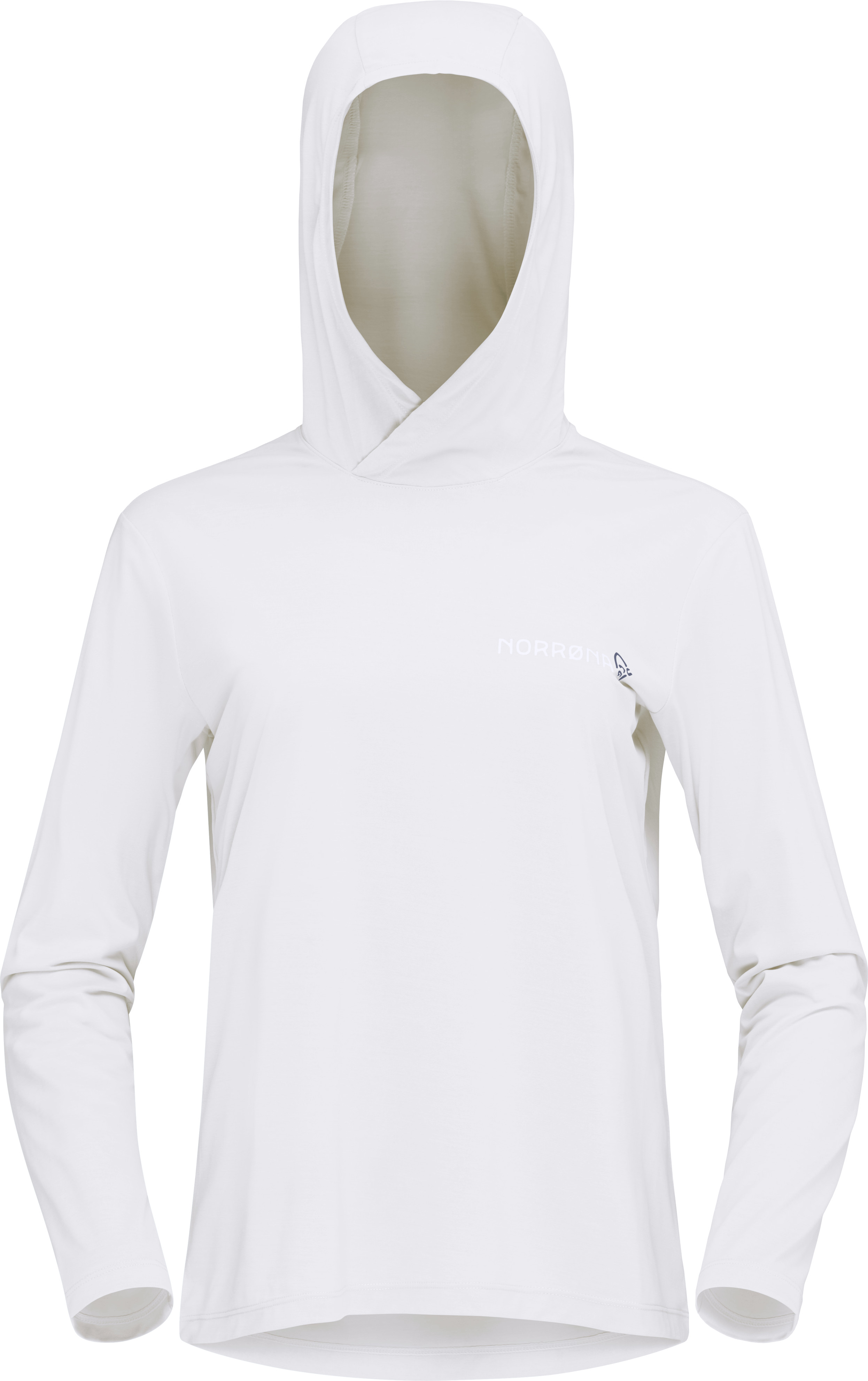 Norrøna Women's Femund Tech Hood Snow White Langermede trøyer S