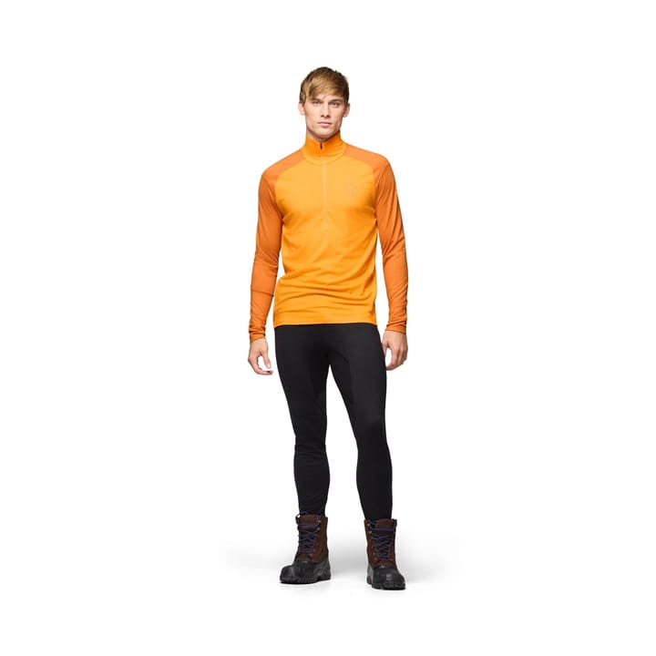 Norrøna Men's Femund PureUll Zip Neck Exuberance Norrøna