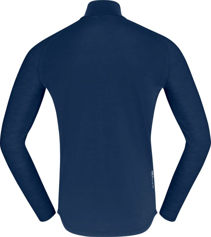 Norrøna Men's Femund PureUll Zip Neck Indigo Night Norrøna