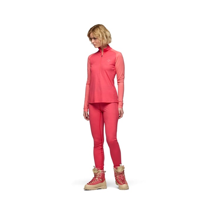 Norrøna Women's Femund PureUll Zip Neck Watermelon Norrøna