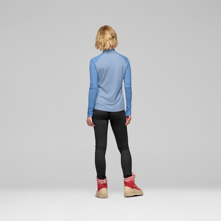 Norrøna Women's Femund PureUll Zip Neck Cashmere Blue/allure Norrøna