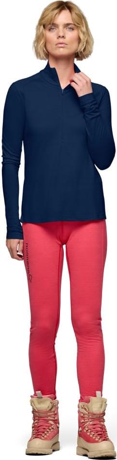 Norrøna Women's Femund PureUll Zip Neck Indigo Night Norrøna