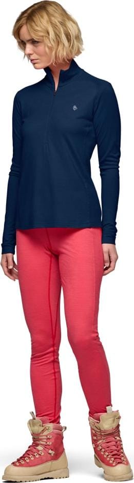 Norrøna Women's Femund PureUll Zip Neck Indigo Night Norrøna