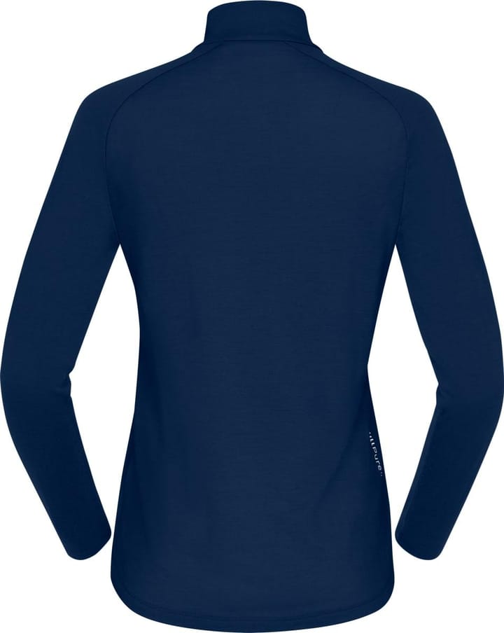 Norrøna Women's Femund PureUll Zip Neck Indigo Night Norrøna