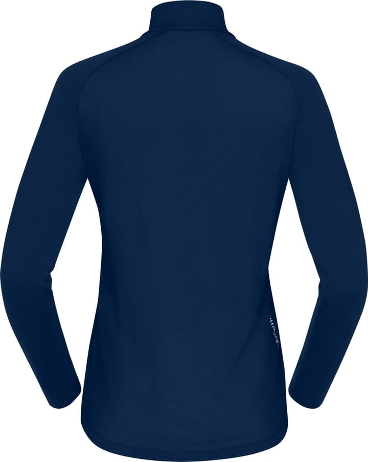 Norrøna Women's Femund PureUll Zip Neck Indigo Night Norrøna