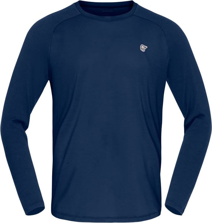 Norrøna Men's Femund PureUll Long Sleeve Indigo Night Norrøna