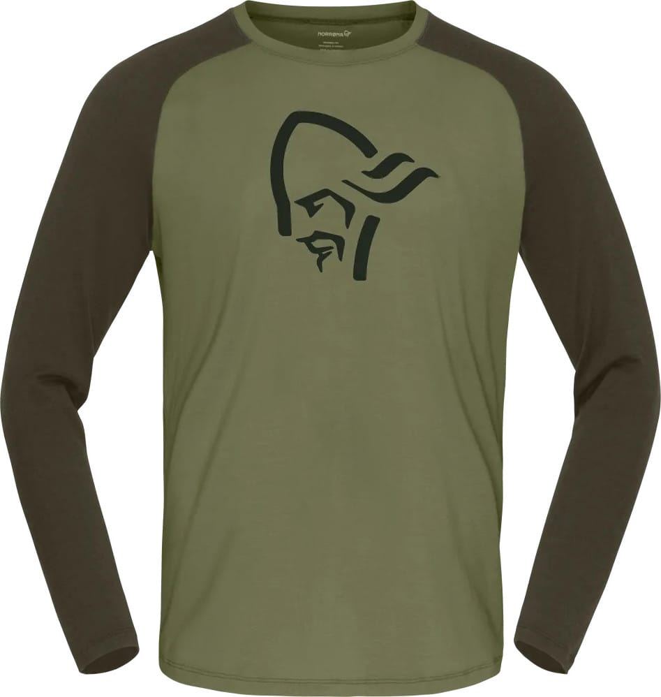 Norrøna Men's Femund PureUll Long Sleeve Loden Green