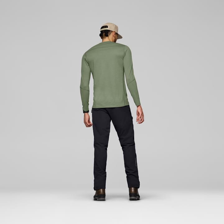 Norrøna Men's Femund PureUll Long Sleeve Deep Lichen Green Norrøna