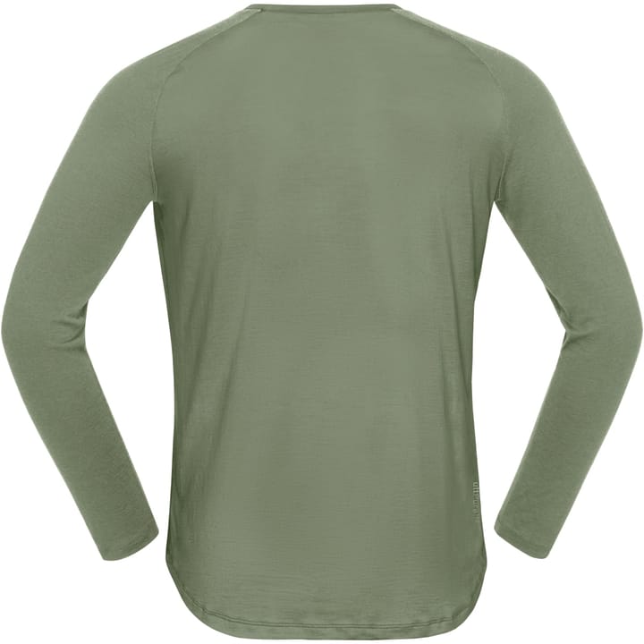 Norrøna Men's Femund PureUll Long Sleeve Deep Lichen Green Norrøna