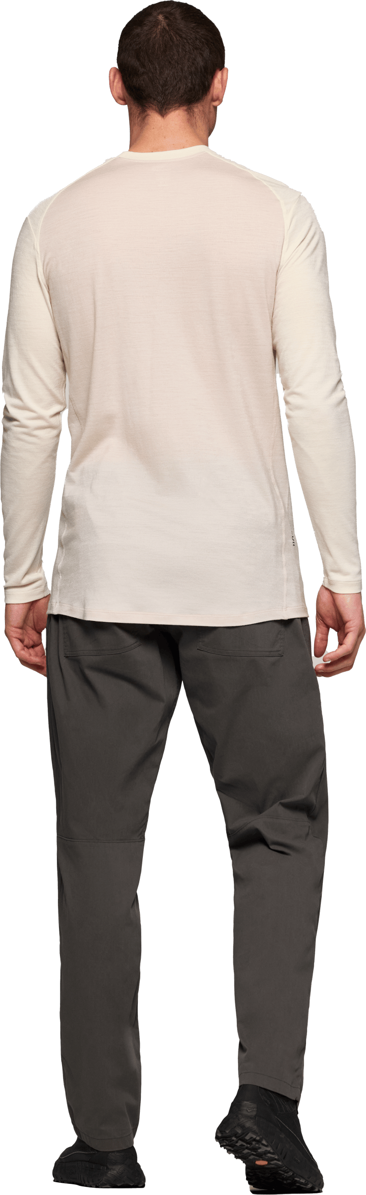 Norrøna Men's Femund PureUll Long Sleeve Oatmeal/whisper White Norrøna