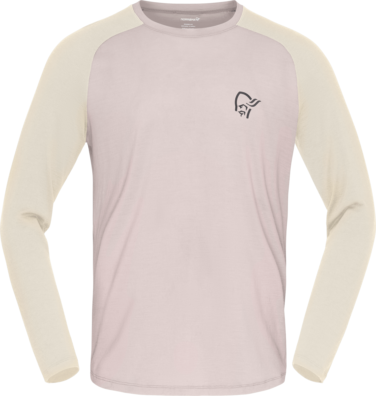 Norrøna Men's Femund PureUll Long Sleeve Oatmeal/whisper White